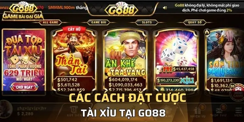 Các cách đặt cược tại GO88