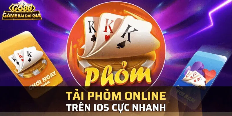 Cách tải Phỏm online Go88 trên IOS