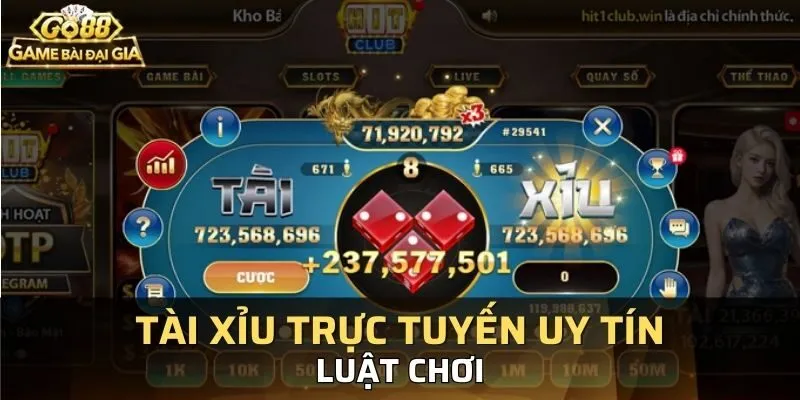 Nắm rõ luật chơi Tài Xỉu Online Go88 dành chiến thắng